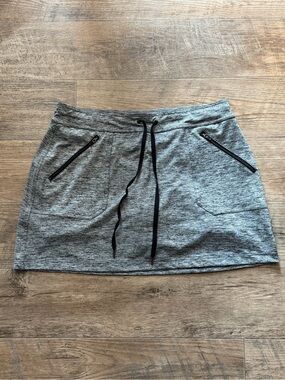 Women's Gray Drawstring skort size L